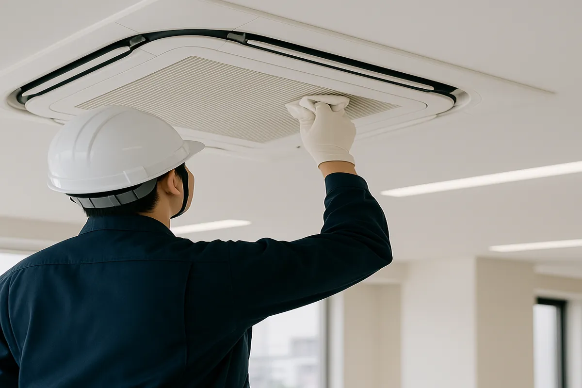 法人向け業務用エアコンクリーニングのイメージ