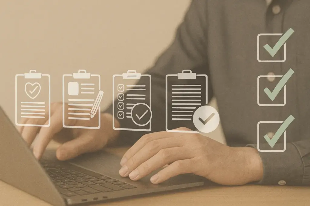 京都・亀岡の法人向けエアコンクリーニングのスケジュールを示すイメージ写真